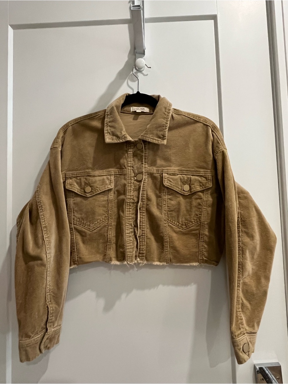 12th Tribe Cropped Tan Jacket